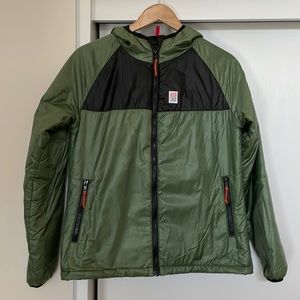 Topo Designs lightweight puffer. Sold out style.